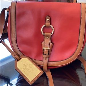 Lauren by Ralph Lauren saddle crossbody handbag